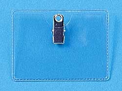 Clip On Horizontal ID Card Holder