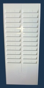 Time Card Racks for Thermal Clocks 24 Slots DBL