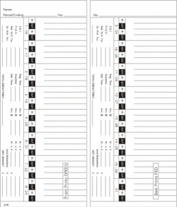 Time Card Acroprint AC-150 Box of 1000