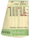 Employee Time Cards for Amano MJR 7000 & MJR 8000 Time Clock | QTY 1000